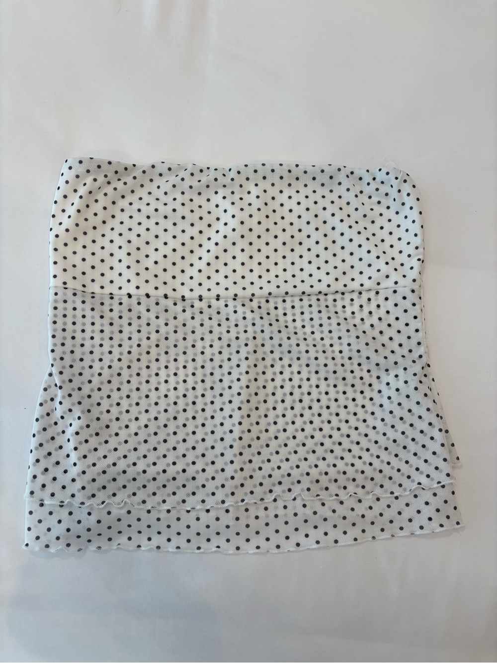 see you monday polka dot tube top